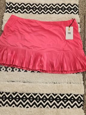 TAIL Hot Pink Pleated Mini Skirt